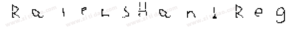 RalphsHand Regular字体转换